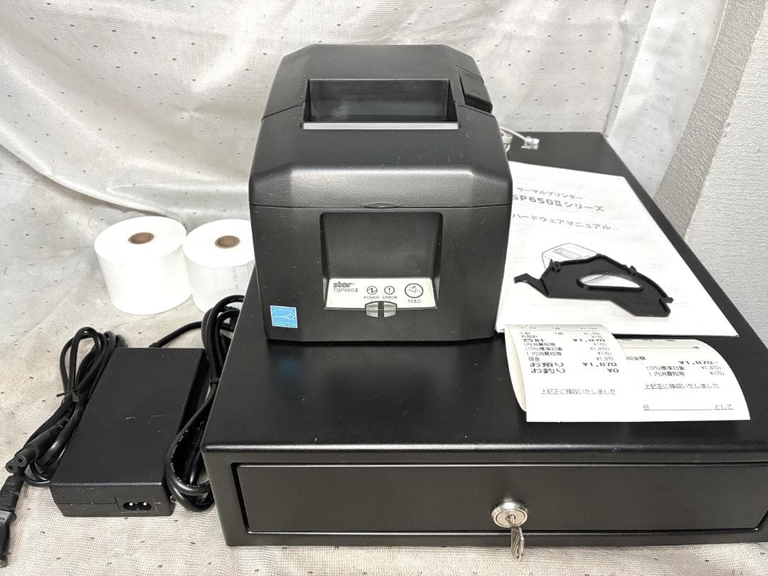 美品■スター精密　サーマルプリンター＆ドロアー■TSP650II　エアレジ対応