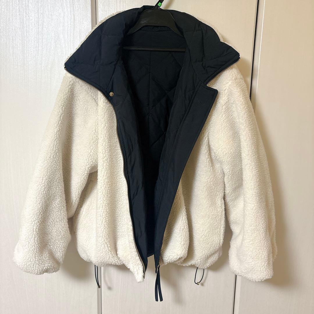 【美品】UNFILO TAION コラボ リバーシブルボアダウン 人気完売商品