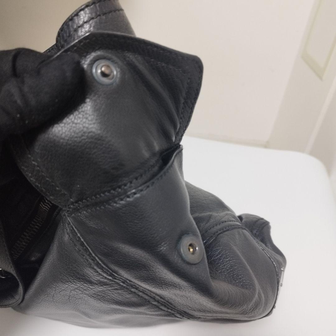 美品☆　Prada archive washed all lether bag