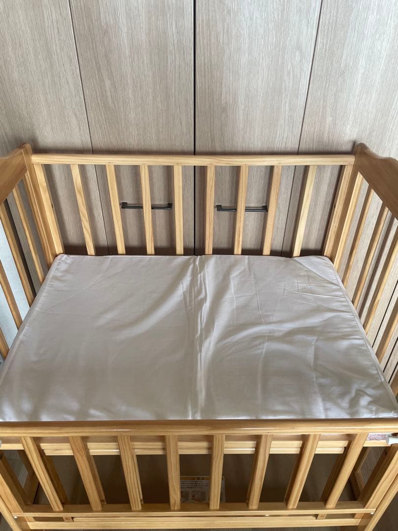 【引き取り希望】カトージ ベビーベッド ハイシートミニベッド