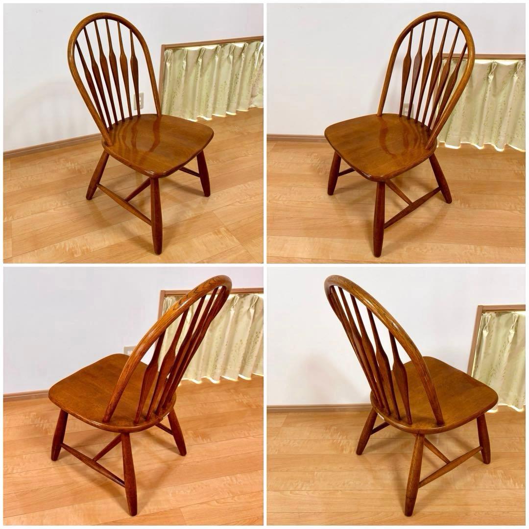 柏木工 KASHIWA ウィンザーチェア ダイニングチェア ビンテージ ①