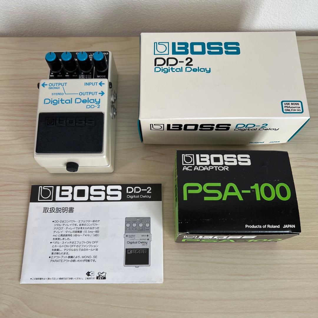 BOSS Digital Delay DD-2 (超美品)と専用AC電源