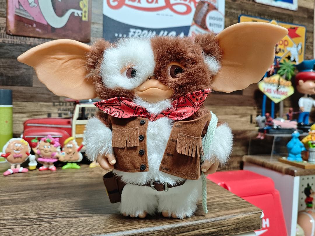 【希少】グレムリン ギズモ カウボーイ ぬいぐるみ 97年製