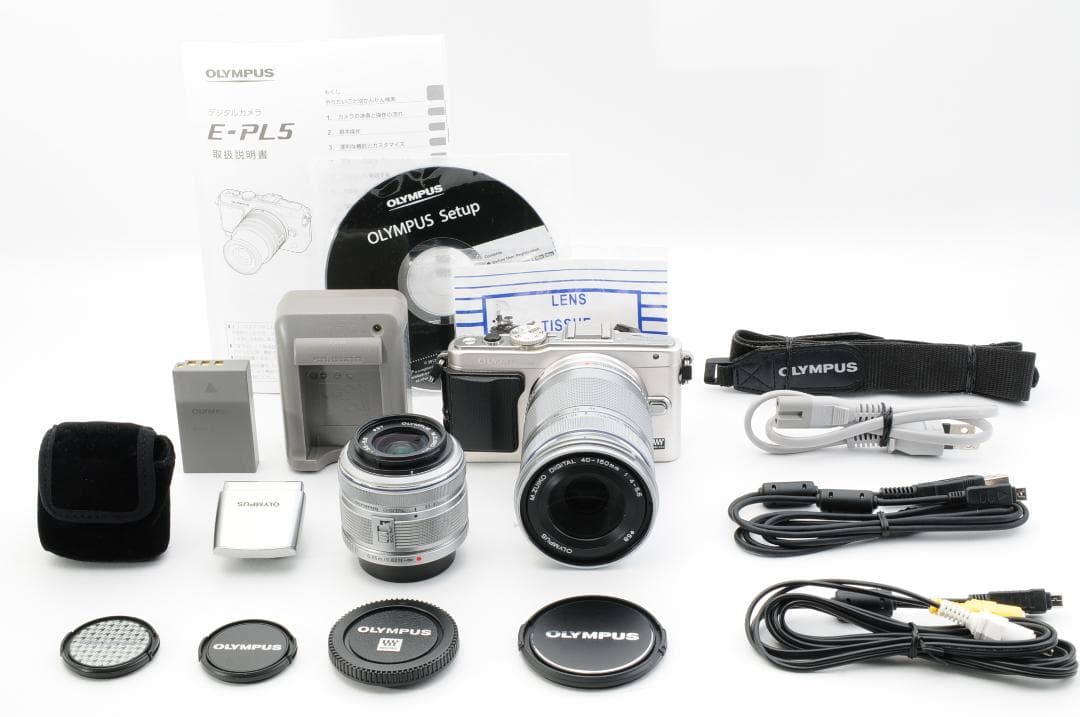 ■ 美品 ■ オリンパス OLYMPUS PEN Lite E-PL5 Wレンズ