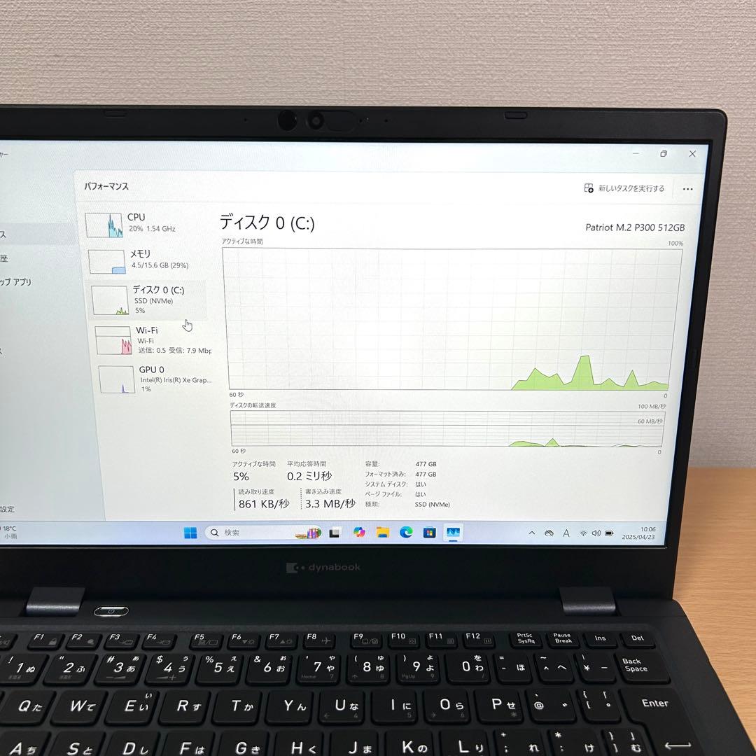 美品 東芝 TOSHIBA dynabook G83/KW 16GB 512GB