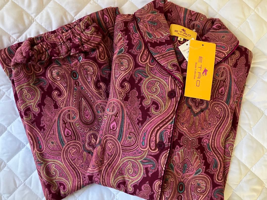 ETRO ペイズリー柄 パジャマ S