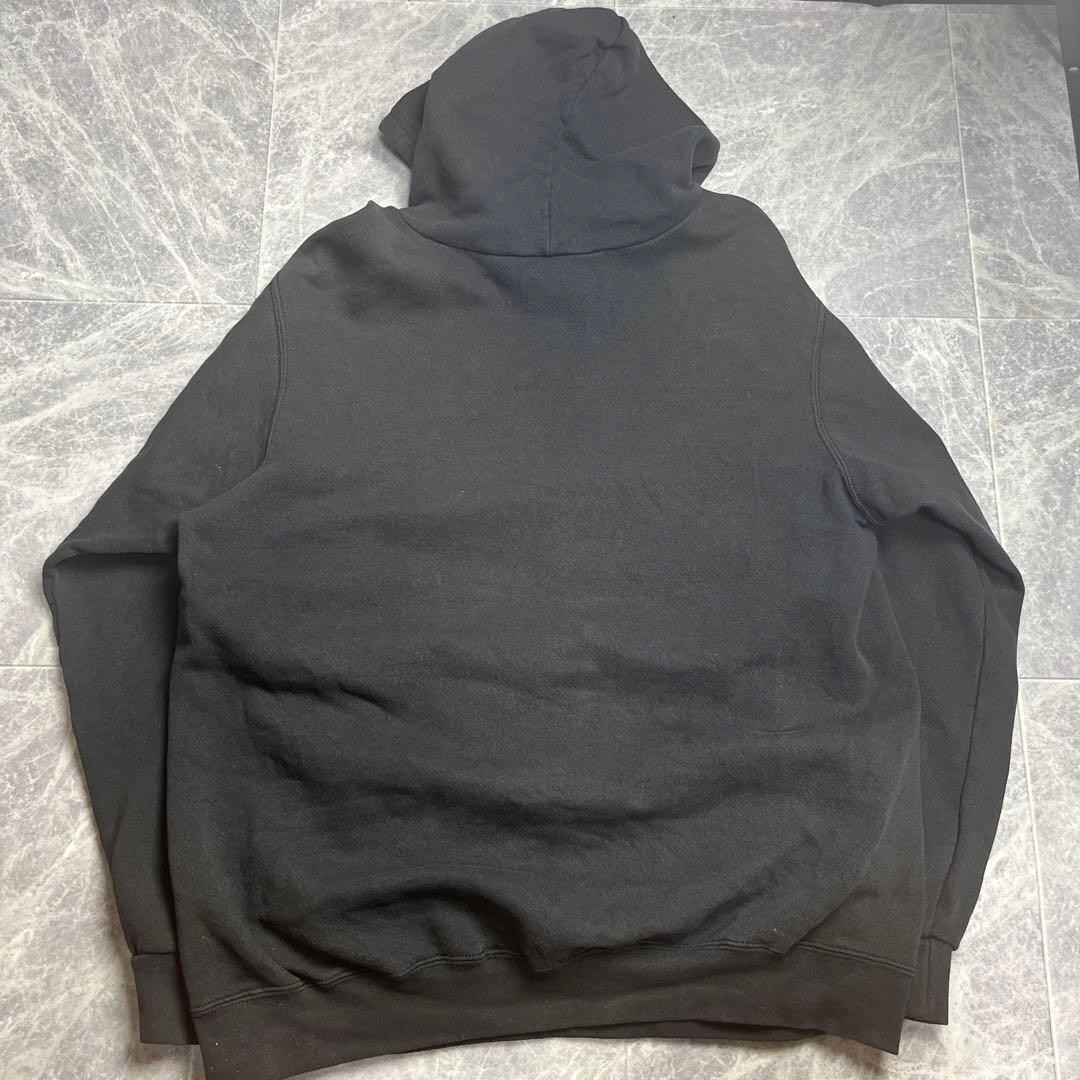 00s NIKE センタースウッシュ　ワンポイント刺繍　パーカー　スウォッシュ