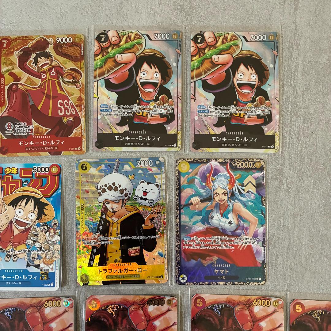 ワンピースカード ルフィ プロモ まとめ売りセット