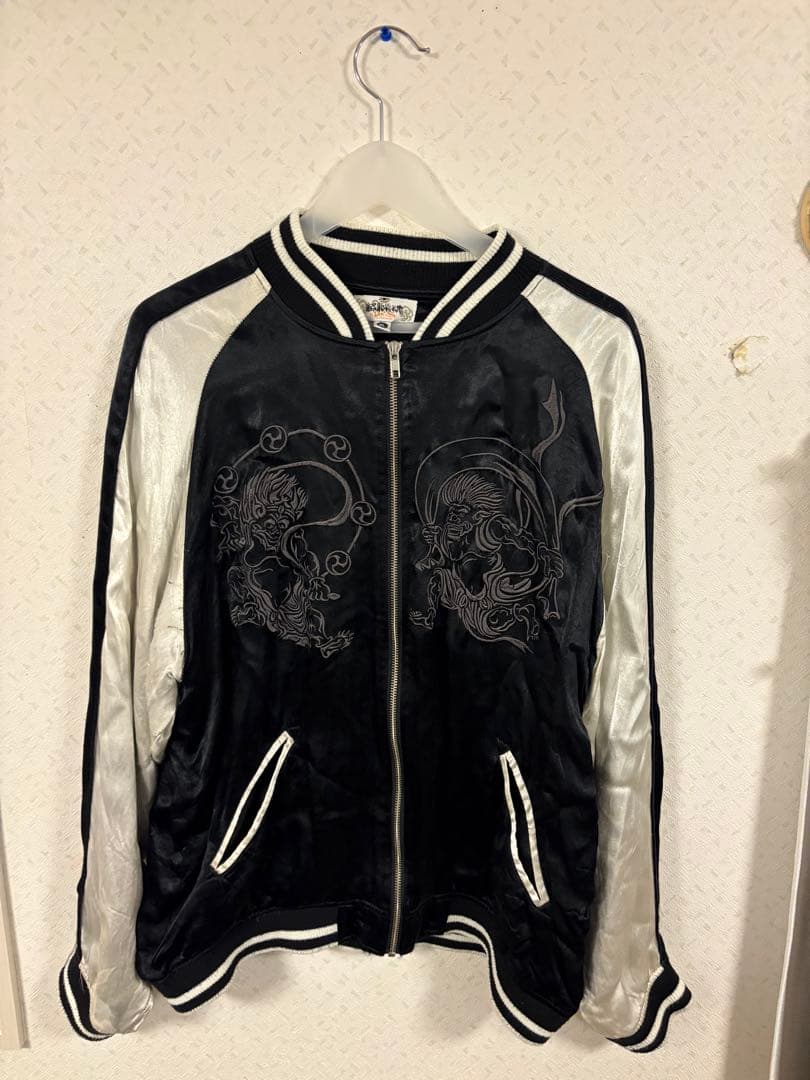 ゆ*ん様 雷神風神　スカジャン