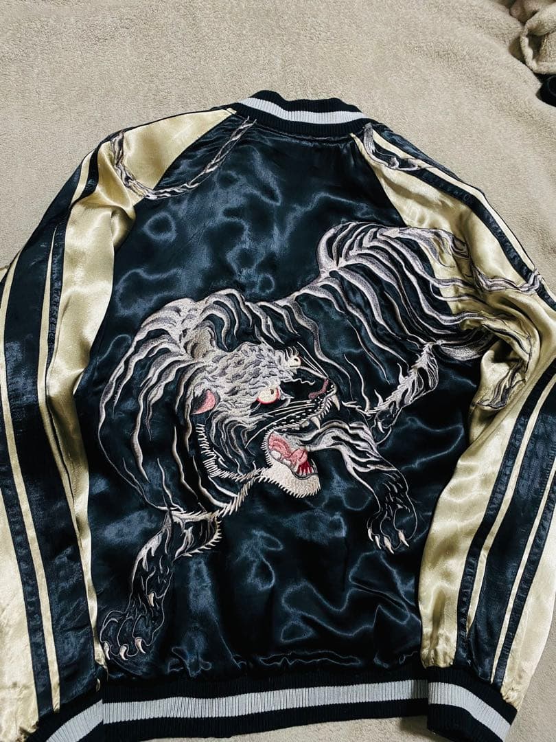 SATORI 虎 日本限定 ２面用 日本限定 スカジャン unisex レーヨン