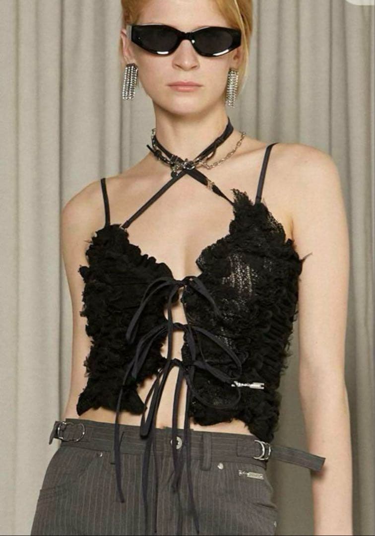 【訳あり価格】プランクプロジェクト ブラック トップス キャミソール