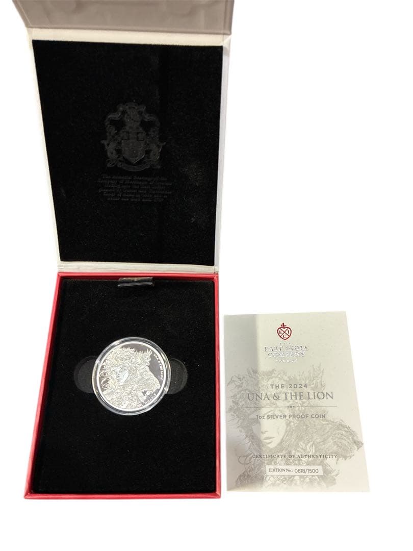 ウナとライオン　シルバー 1oz