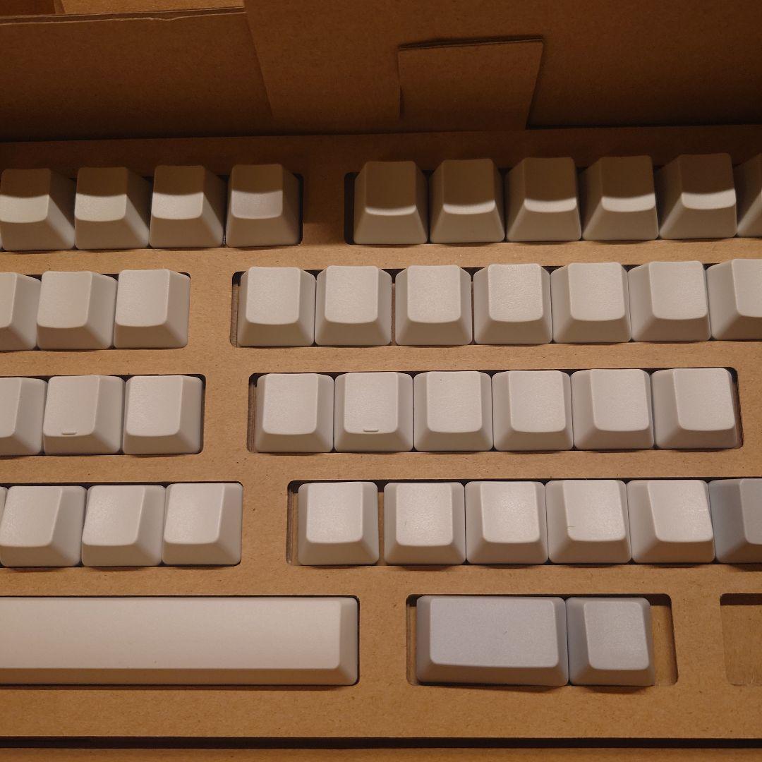 ルブ済 HHKB HYBRID Type−S 白 英字 無刻印キャップ付き