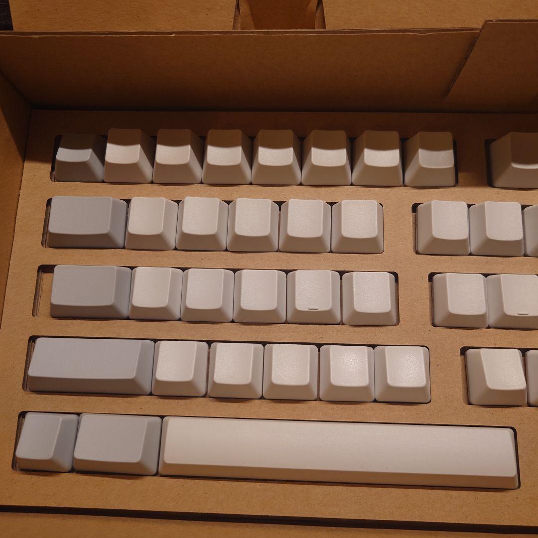 ルブ済 HHKB HYBRID Type−S 白 英字 無刻印キャップ付き