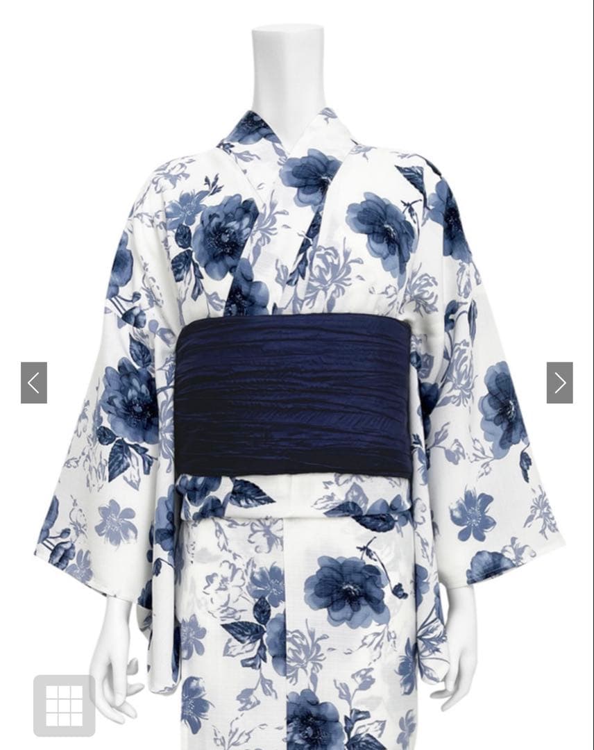 即発送可能！【新品未開封】GRL 水彩花柄浴衣セット[gi1519]