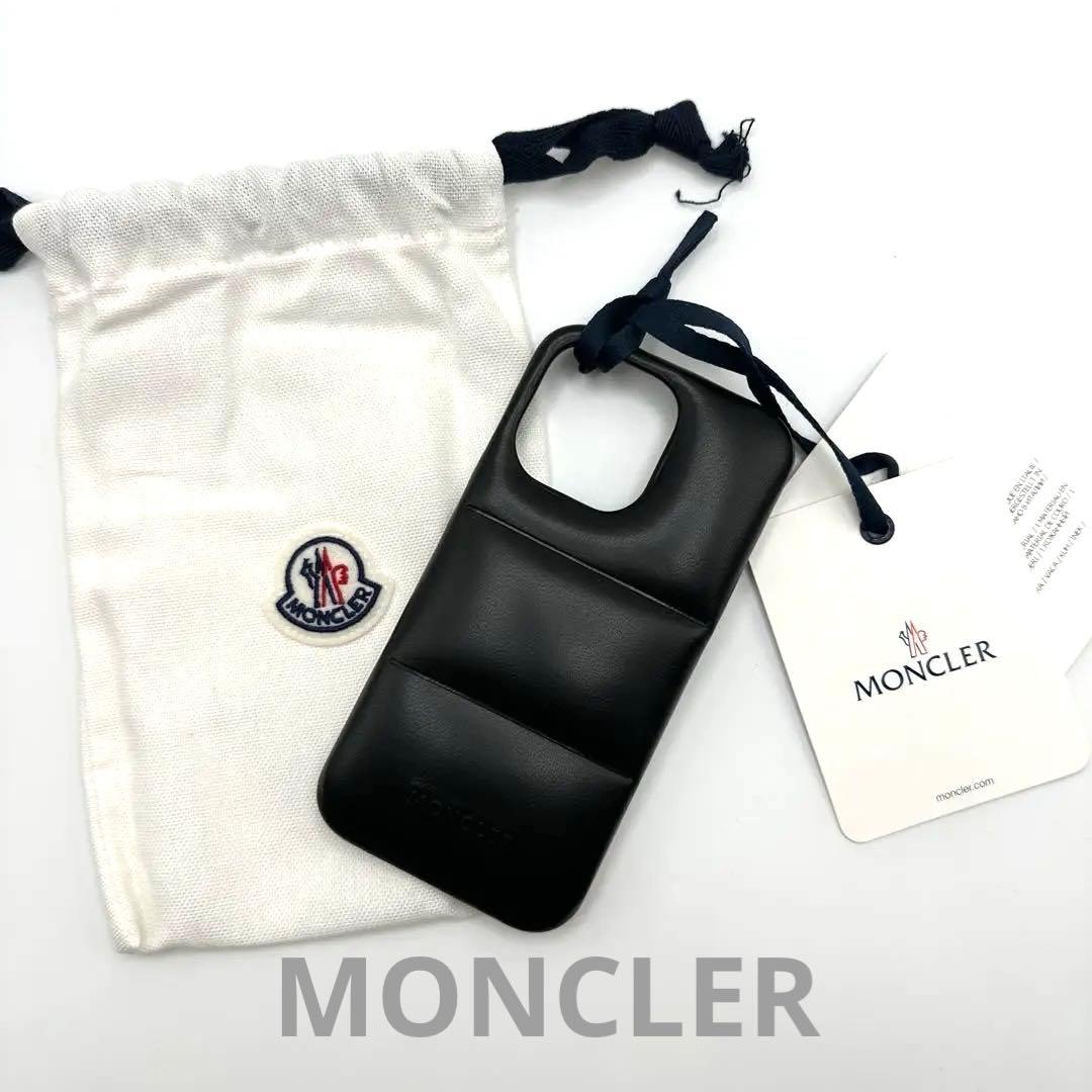 MONCLER iPhoneケース 黒 13pro 14pro 新品未使用