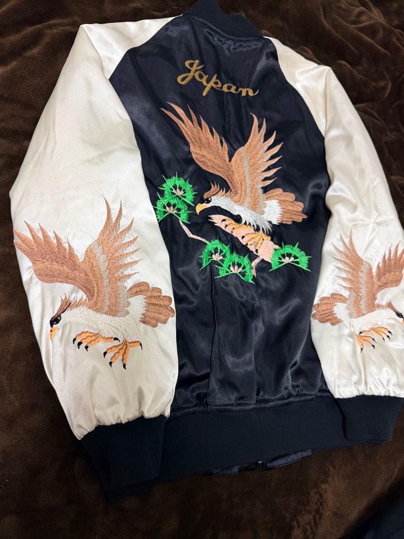 90s 日本製 vintage 鷲 日本限定 スカジャン vintage