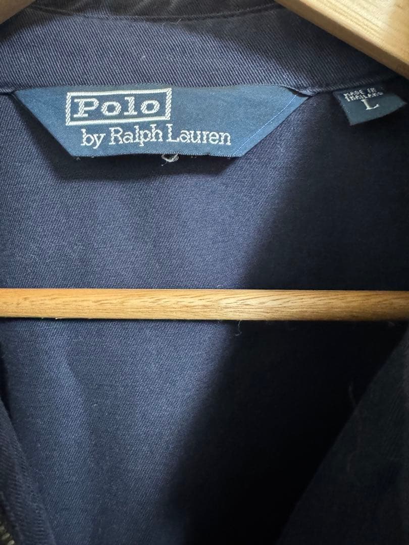 Polo Ralph Lauren スイングトップ コットンJKT ネイビー L