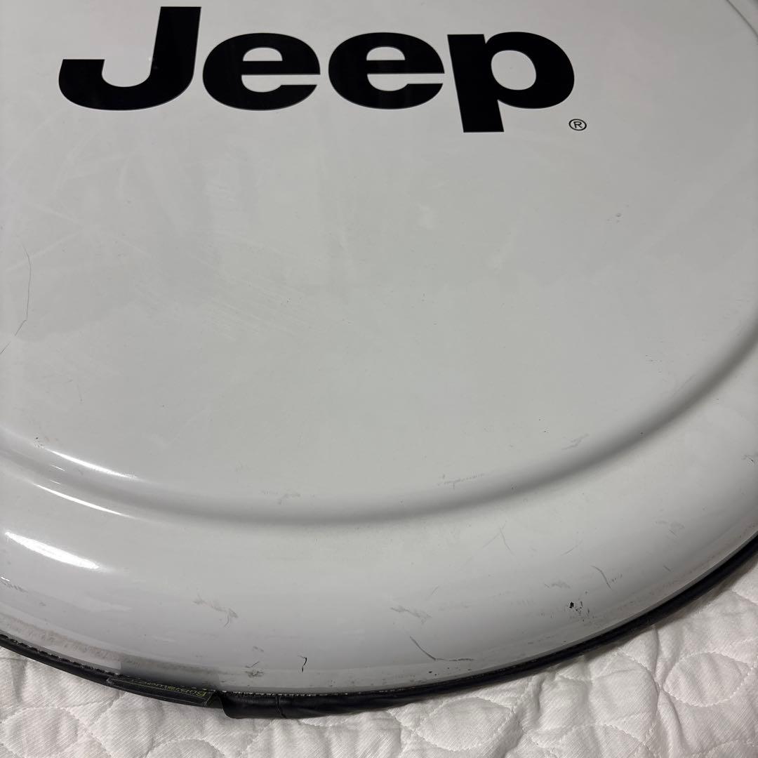 Jeep JK ラングラー用　ホイールカバー ホワイト