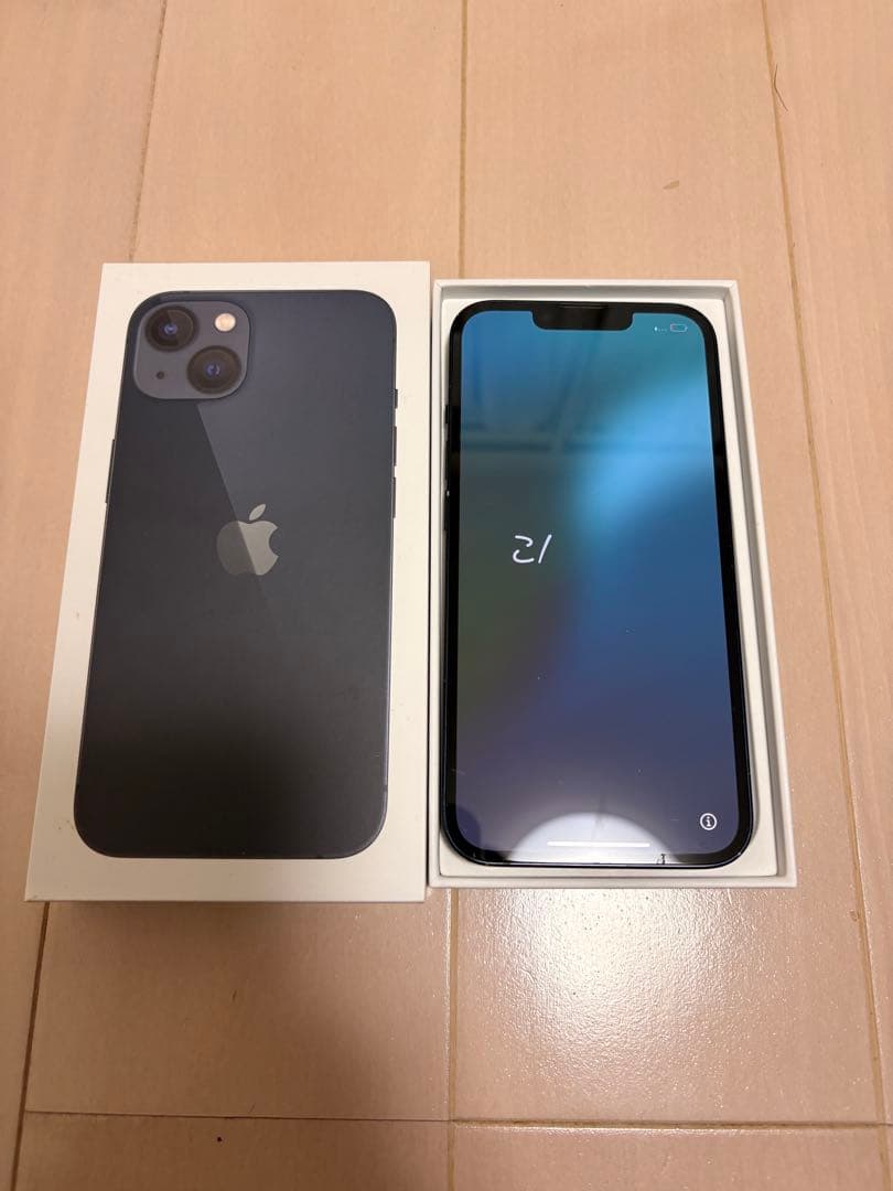 【即購入OK】iPhone 13 128GB 初期化済み バッテリー77%