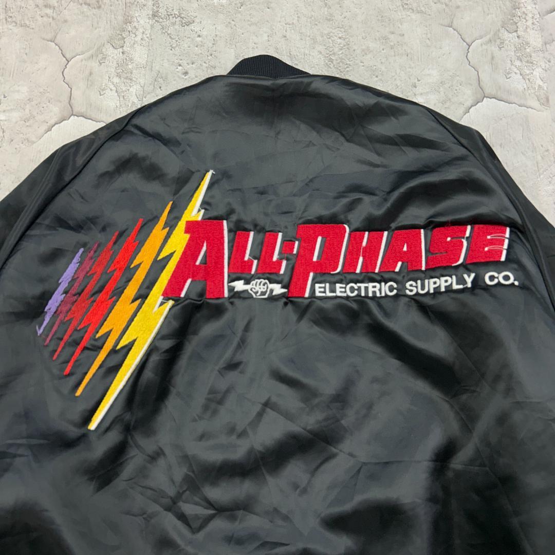 た*く様 USA製　Pla-Jac　刺繍　トップス　長袖　中綿ブルゾン　古着　ブ