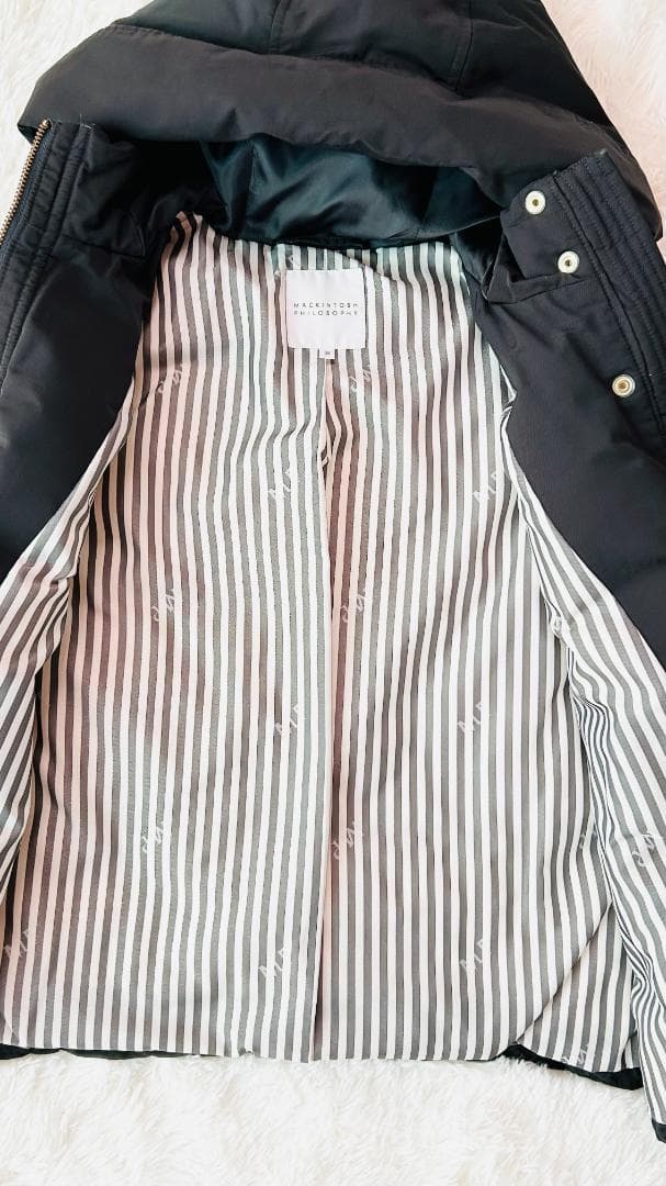 美品✨マッキントッシュフィロソフィー◾️ ブラック◾️ダウンジャケット◾️38