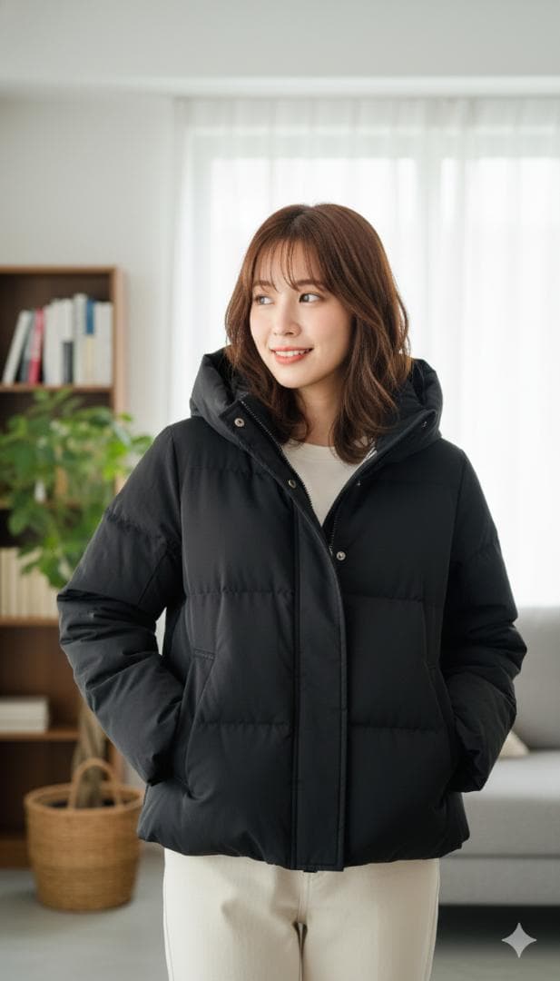 美品✨マッキントッシュフィロソフィー◾️ ブラック◾️ダウンジャケット◾️38