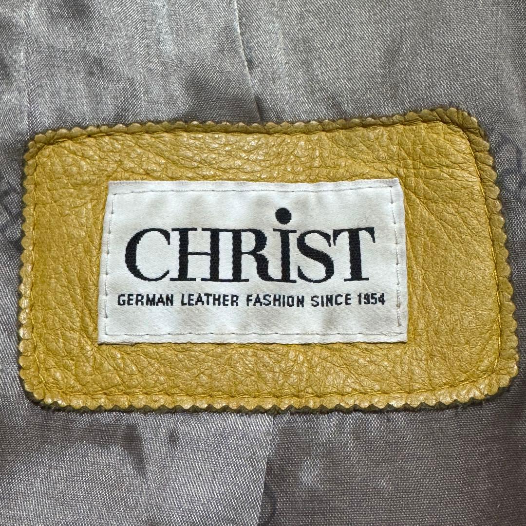 80s ~ 90s vintage ドイツ製 鹿革 短丈 レザージャケット