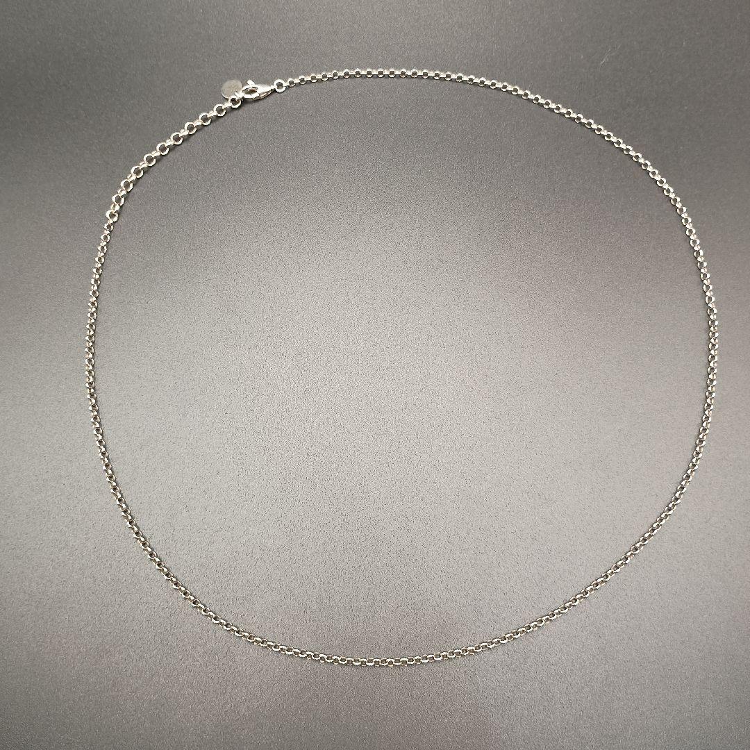 GUCCI あずきチェーン ブラック加工 50cm SILVER925 男女兼用