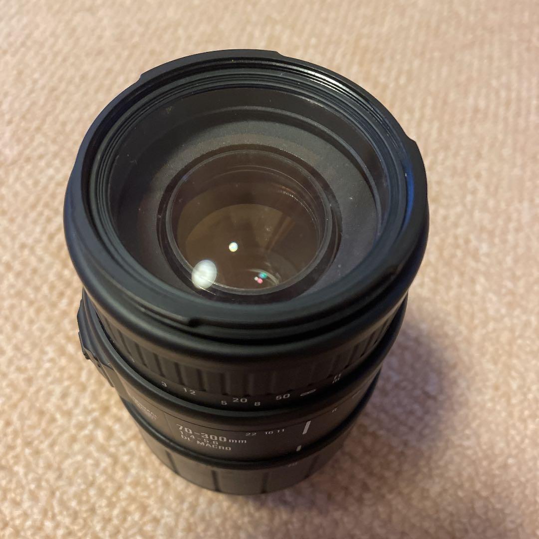 【SIGMA】一眼レフ望遠レンズ フード付き