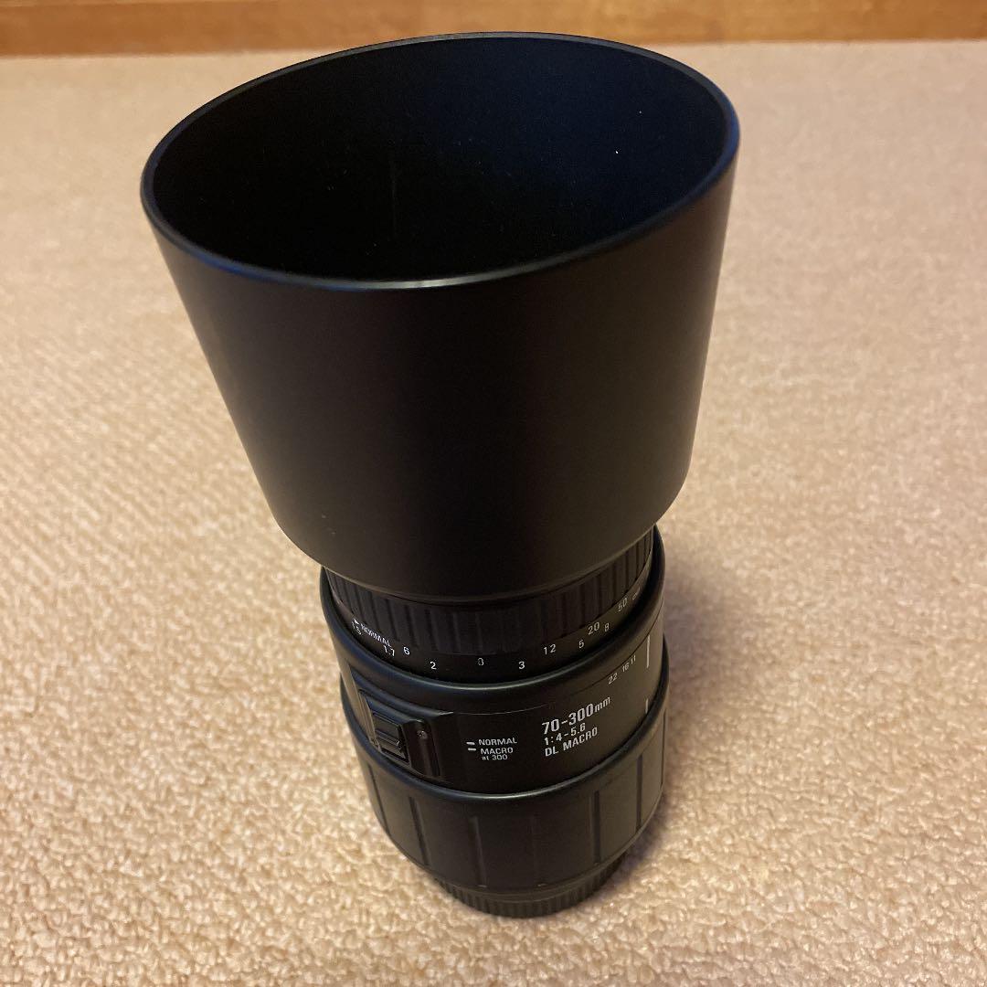 【SIGMA】一眼レフ望遠レンズ フード付き