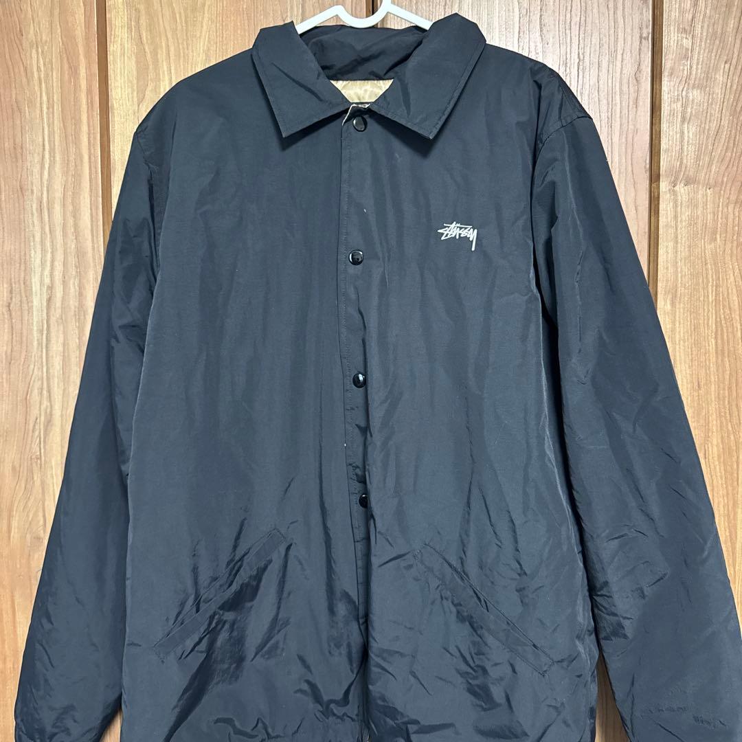 Stussy 黒 ナイロンジャケット