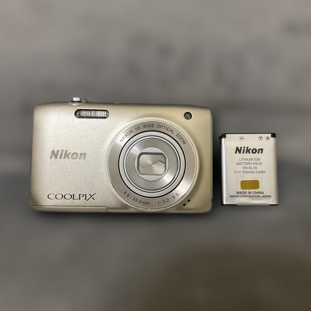 【訳あり動作品】Nikon COOLPIX s3100 コンパクトデジタルカメラ
