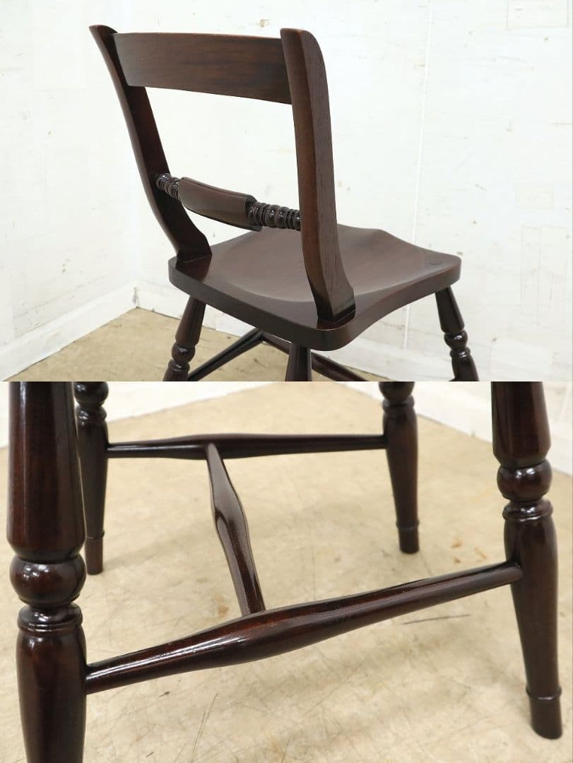 【九州民芸家具】B型 ワイコムチェア①・椅子・ミズメザクラ材無垢・和モダン