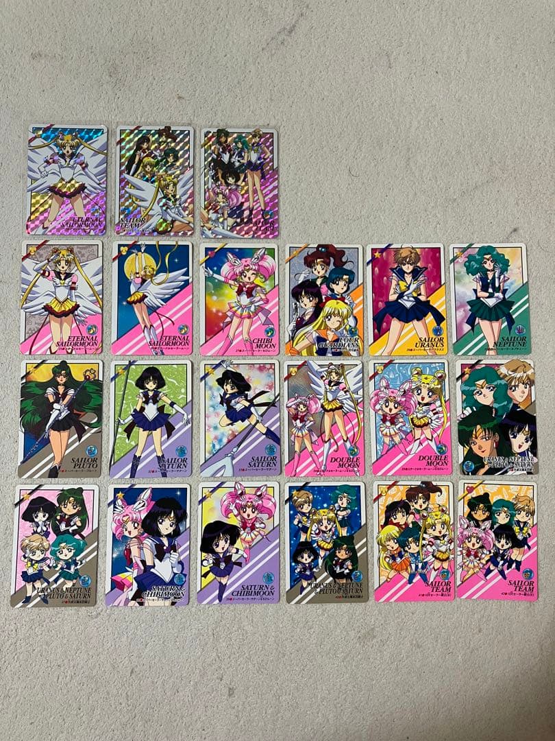 セーラームーンカード　スターズ　プリティーソルジャー　フルコンプ　一軍から　キラ