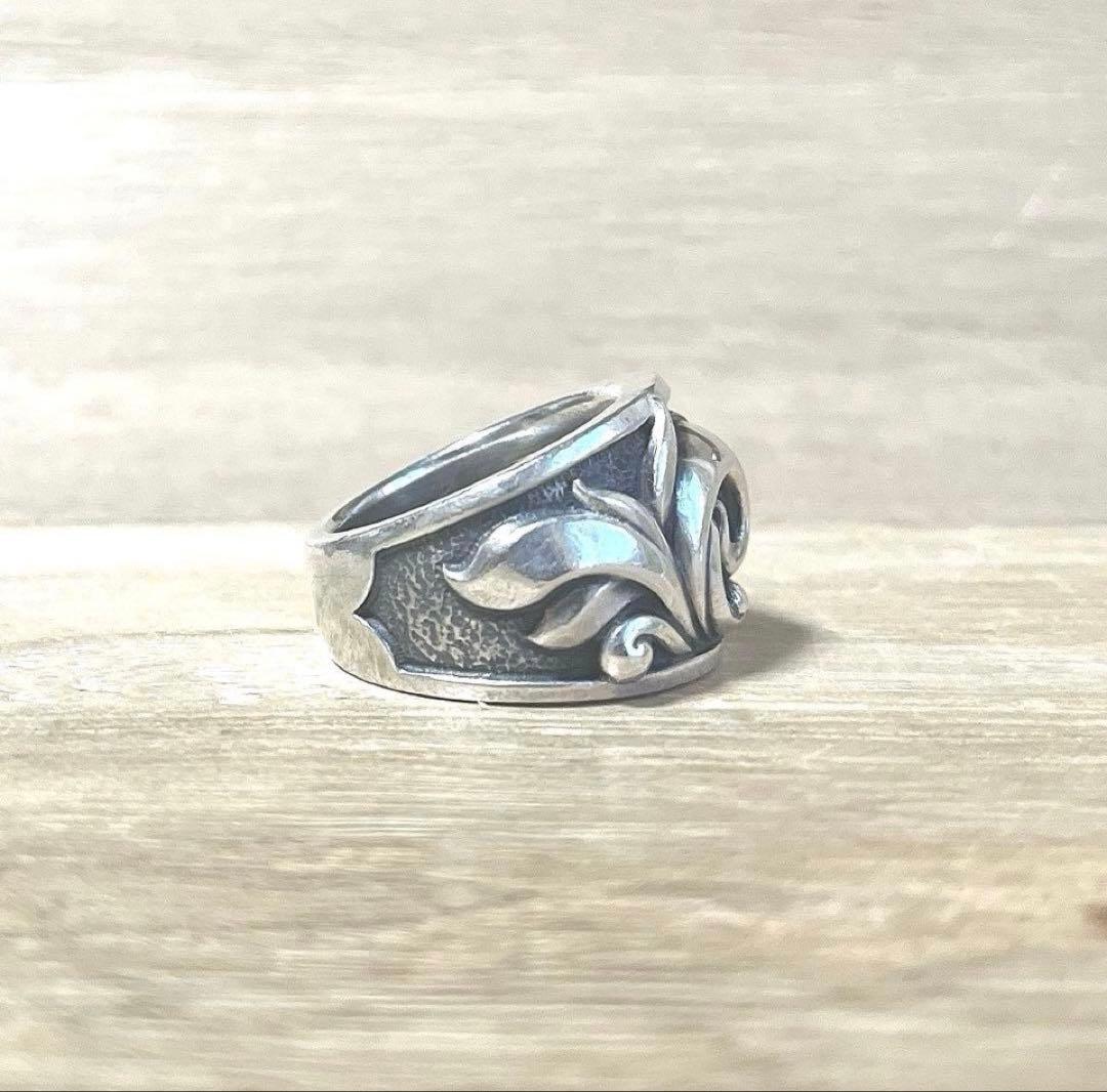 ラヴィッシュ ルーシー アイビー ワイド SILVER リング約18.5〜19号