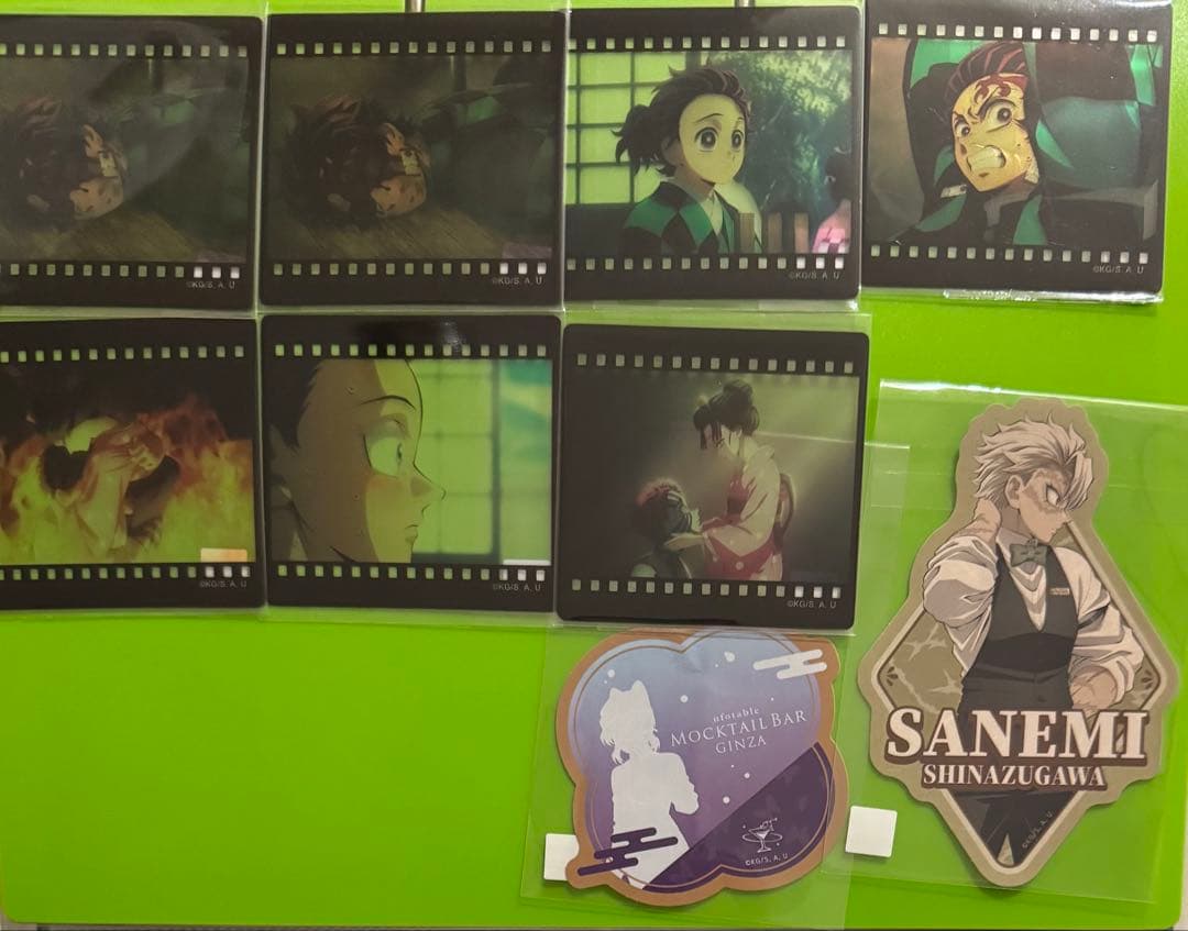 鬼滅の刃 ダイニング お楽しみくじ チェキ風 無惨 黒死牟　クリアカード　など