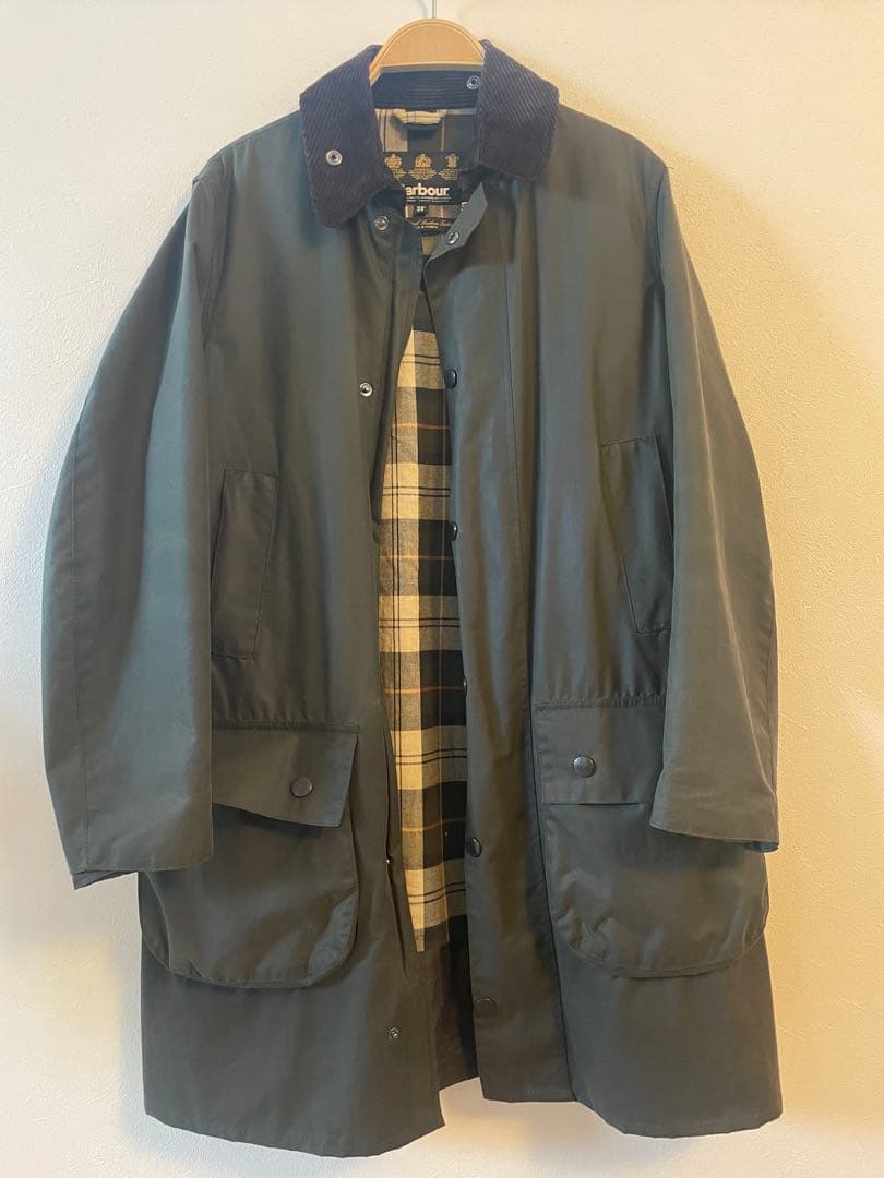 期間限定値下げBarbour バブアー SL BORDER 36 セージ