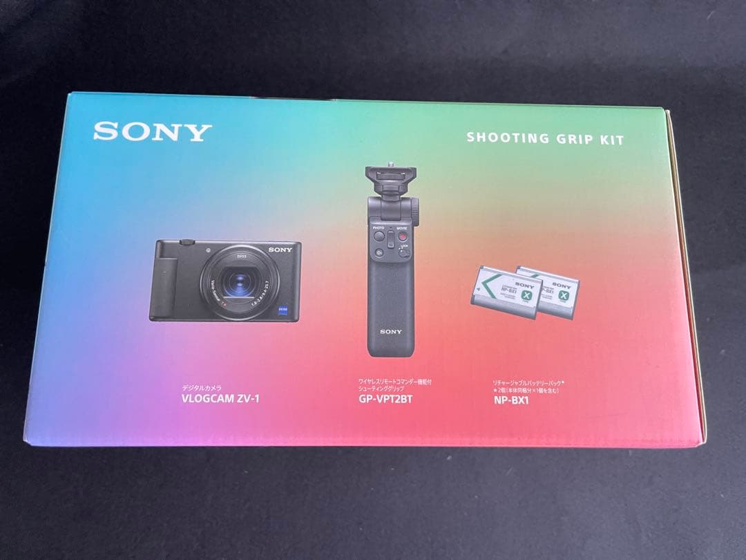 す*き様 ZV-1G SONY VLOGCAM、シューティンググリップ付き 新品