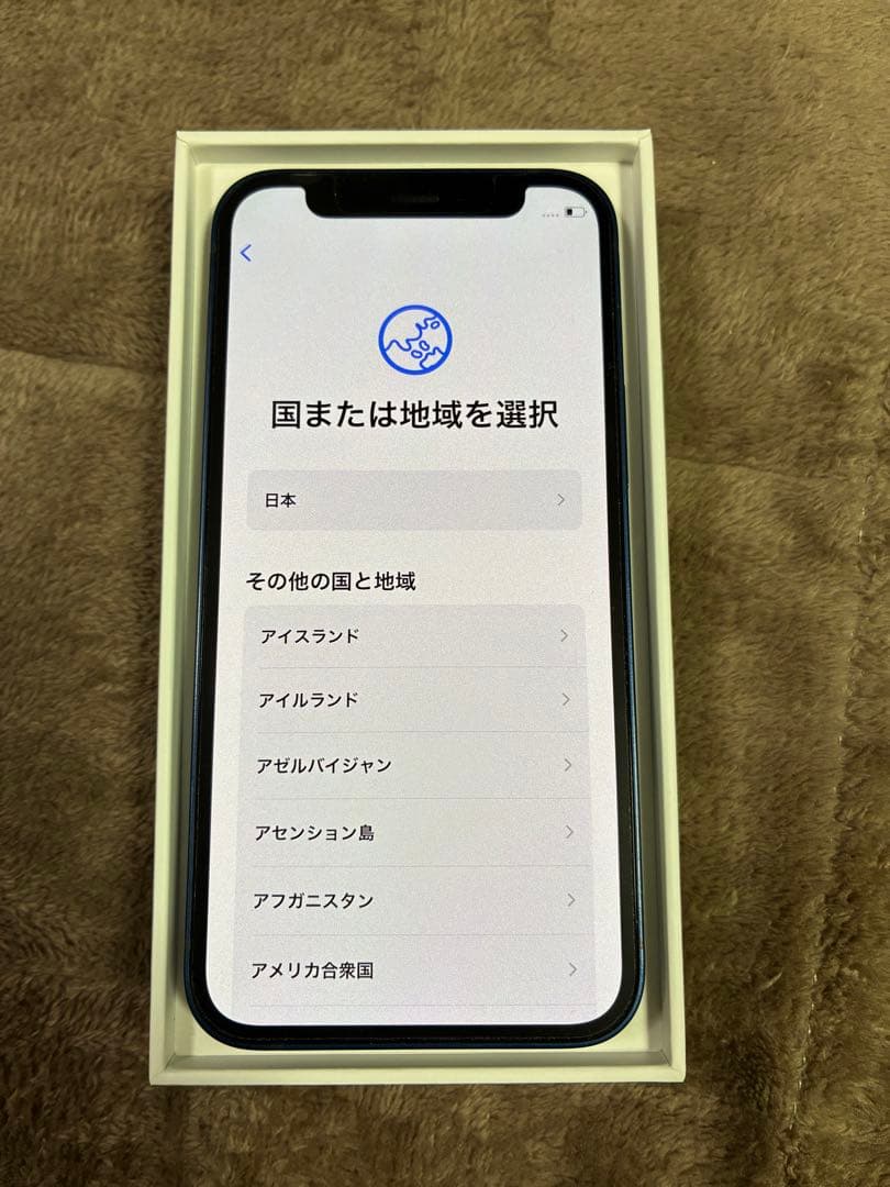 Apple iPhone 12mini 青 128GB