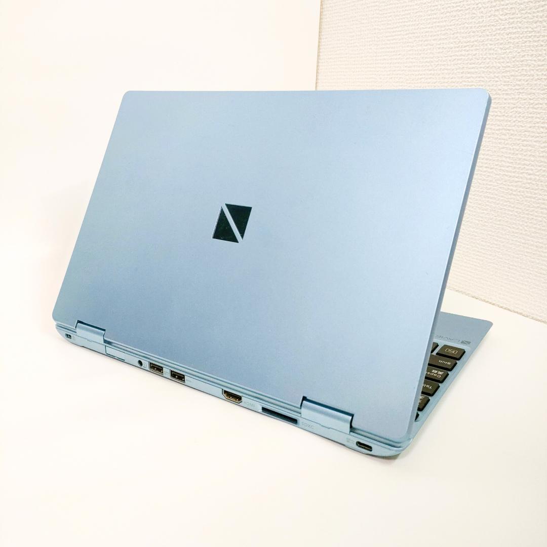 激レアブルー✨️第8世代i5/SSD/NEC/小型軽量/カメラ付きノートパソコン