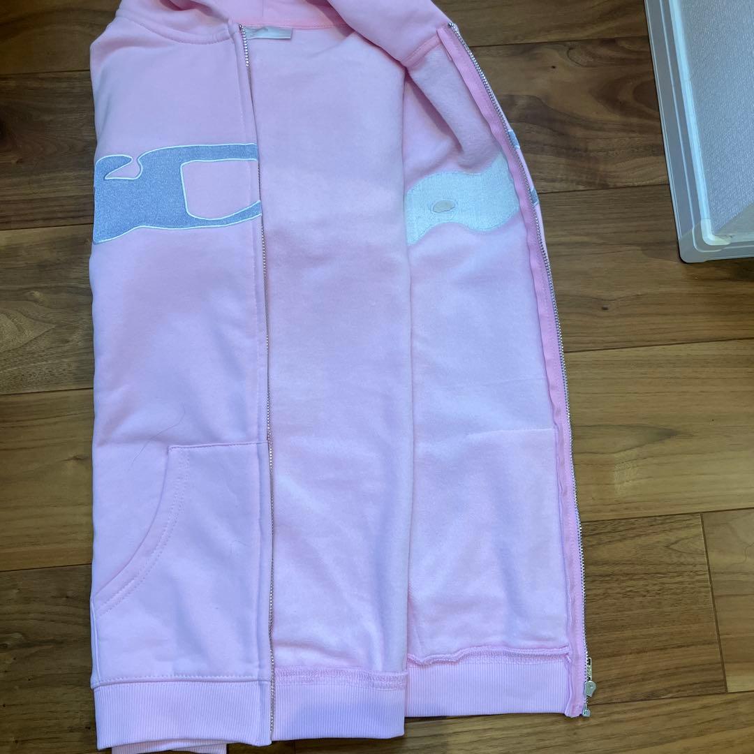 ida sply ジップパーカー　M size ピンク