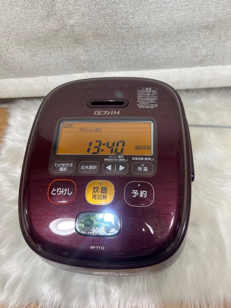 炊飯器 NP-YT10 ワインレッド