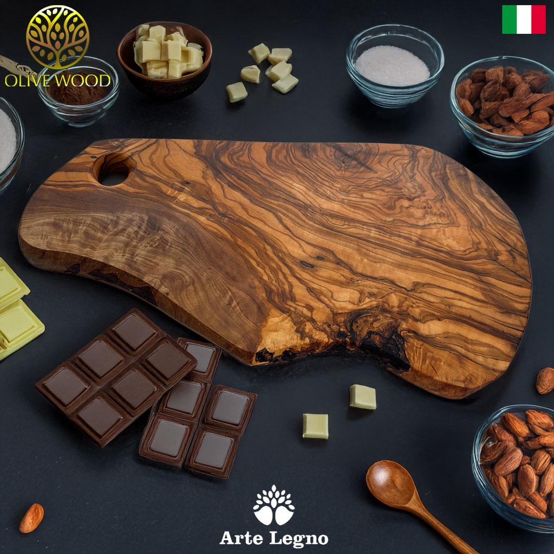 千変万化 オリーブウッド カッティングボード まな板 イタリア アルテレニョ 中