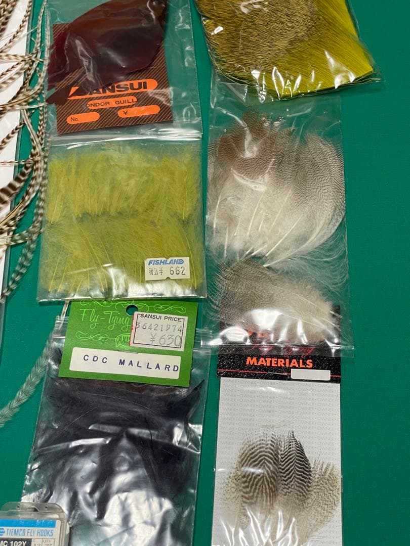 専用出品フライフィッシング　フライタイイング　マテリアル　ホワイティング サドル
