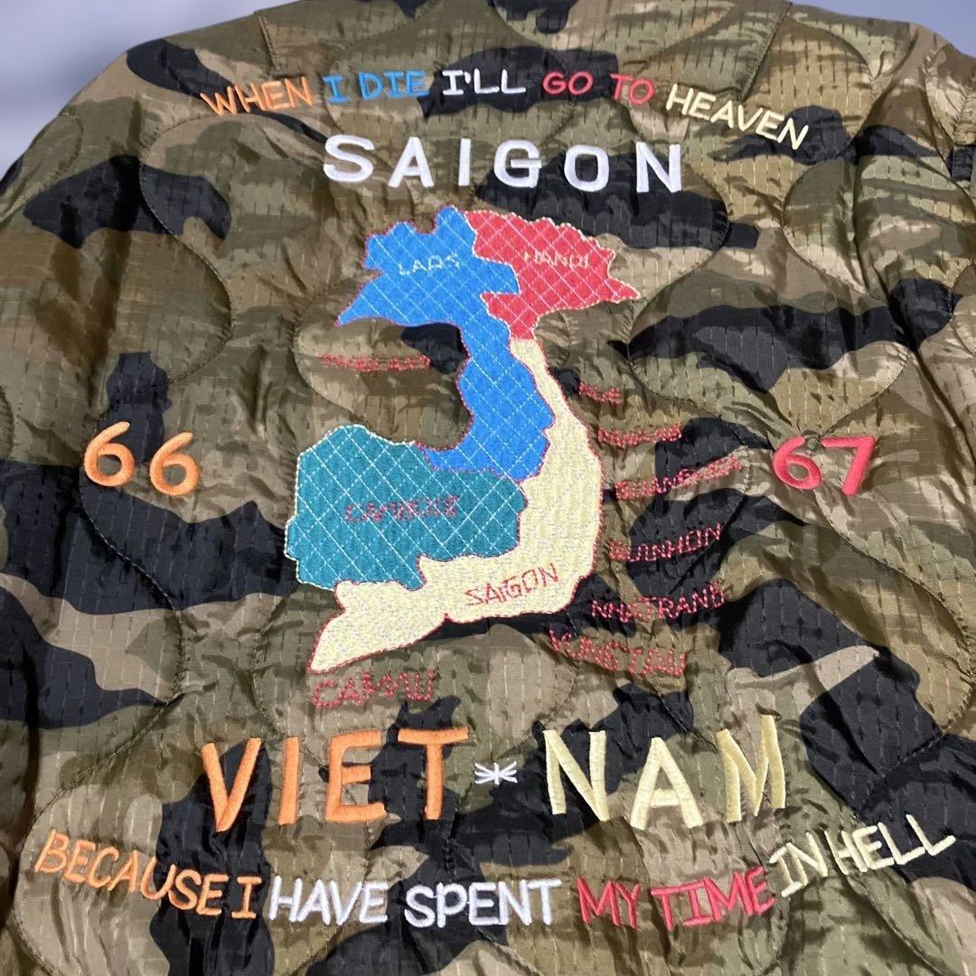 BILVAN 迷彩柄　刺繍ベトジャン サイズ40 ビルバン　未着用品