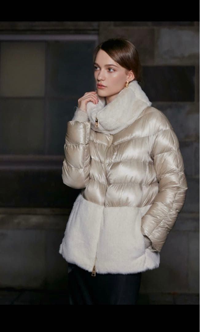 【新品】HERNO ヘルノ エコファー ウルトラライト ダウンジャケット