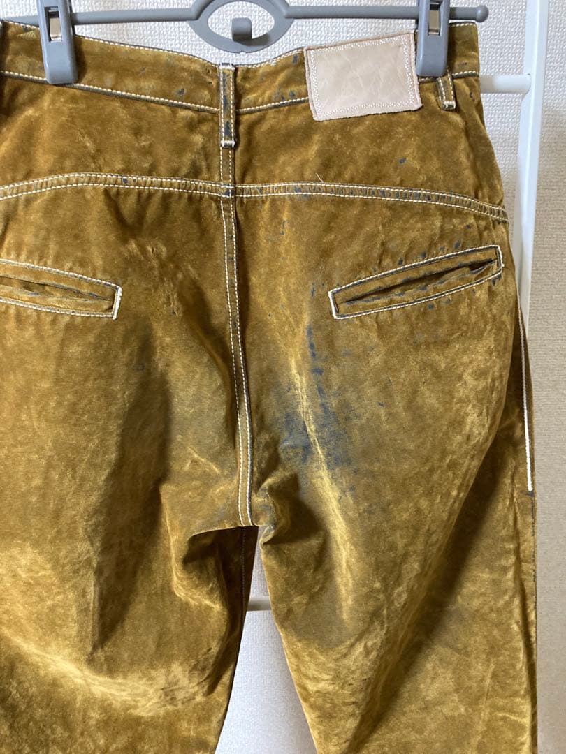 ミナペルホネンfeteフロッキー加工デニム38