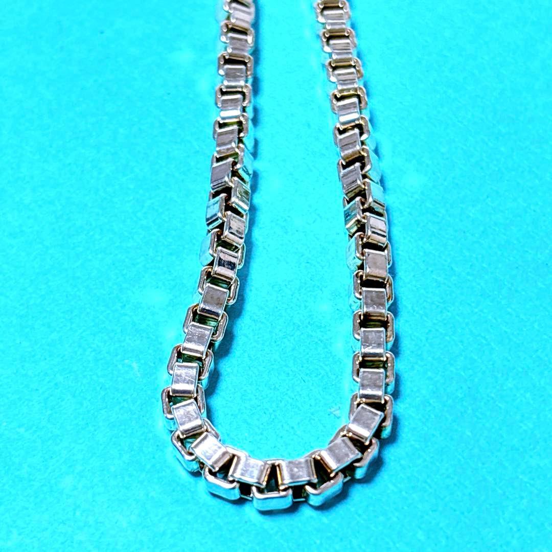 【美品】46cm Tiffanyティファニー ベネチアン ネックレス SV925