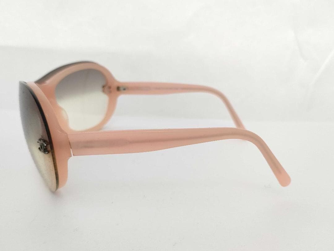 CHANEL ココマーク グレーベージュグラデ シールドサングラス d114